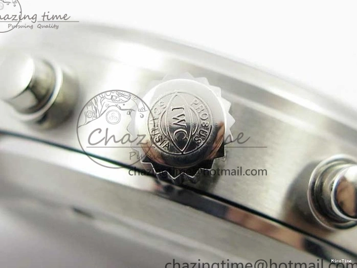 MIROTIME 0509 Pilot Chrono IW377726 ZF 1:1 Best Edition Green Dial on Brown Leather Strap A Trendsetting 7125